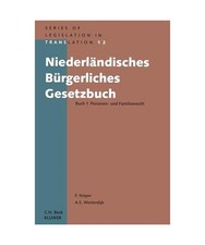 Niederländisches Bürgerliches Gesetzbuch  Buch 1: Personen-und Familienrecht: 