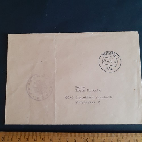 Neuss postsache 1975 - neuss, 1,
