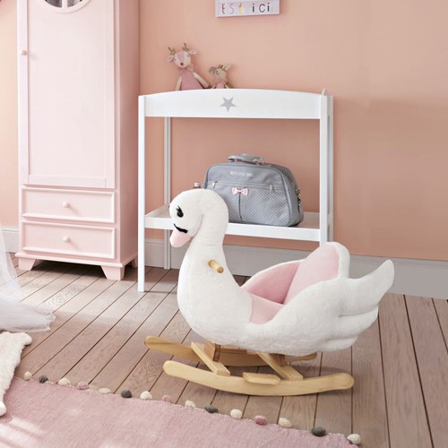 Homcom kinder schaukelpferd - homcom,
