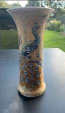 Vase, Fasan, Gold, Blau