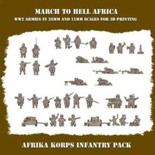 German Afrika Korps 15mm &