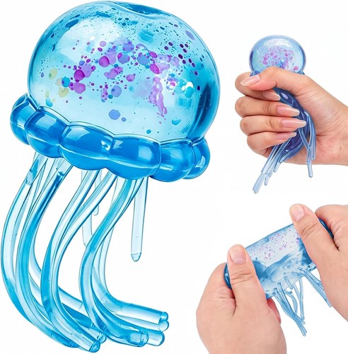 Glitzer quallen squishy - quallen,