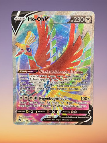 Pokémon karte v full - ho-oh,