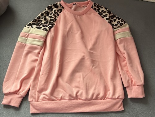 Leopard runder hals - runder, pullover