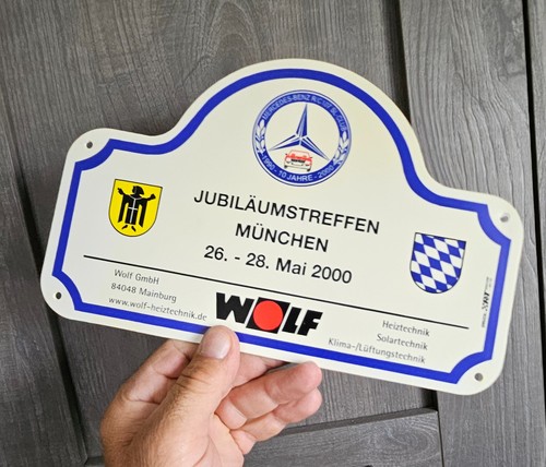 Oldtimer auto rallye schild - auto, #