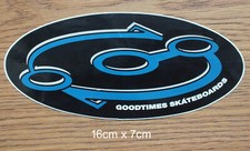 Alter Sticker Aufkleber Good Times Skateboards Longboard Vintage 90er Jahre