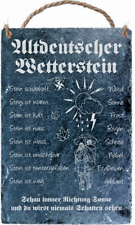 Schiefer Wetterstein Wetterstation Wetterschild Garten 30x20 cm Gravur