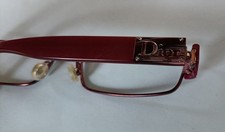 Dior, Brillengestell, 1 Bügel fehlt, Farbe: Pflaume-lila, als Ersatzteil,...