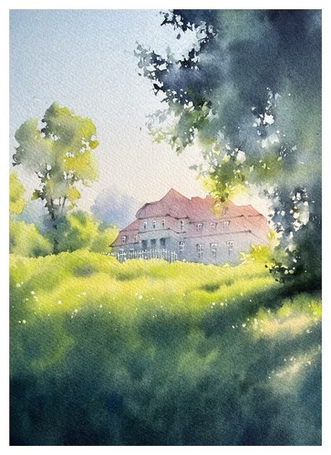 Originales gemälde aquarell - gemälde,,