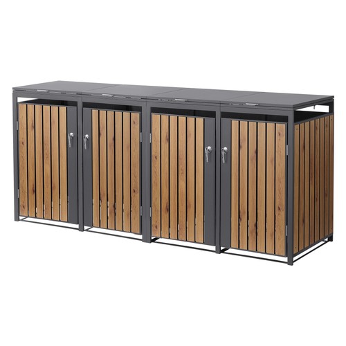 2er set mülltonnenbox - 2er,