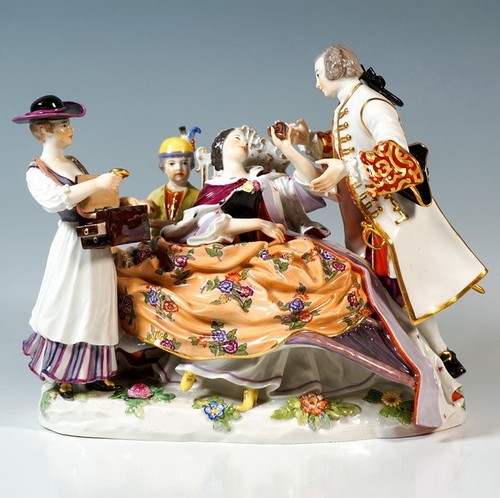 Meissen krinolinen gruppe - meissen,