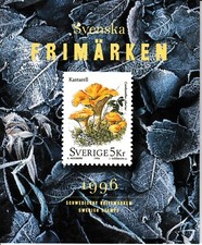 Schweden komplette Jahrgangsmappe Briefmarken 1996