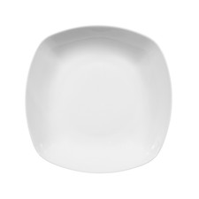 6 x Suppenteller eckig 21 cm -
