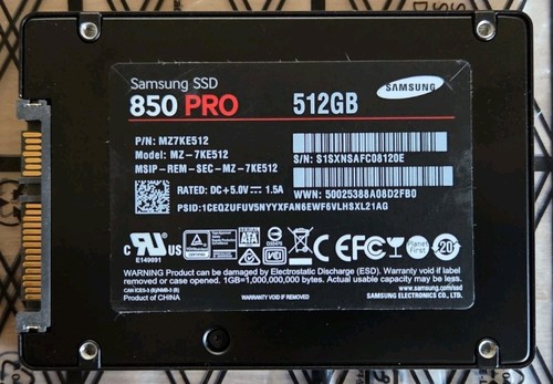 Samsung 850 pro 512gb sata - samsung,
