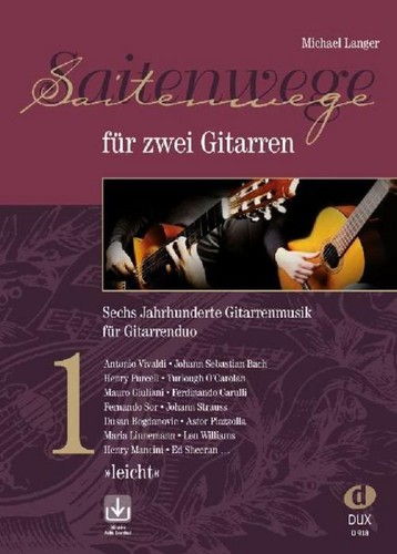 Saitenwege für zwei gitarren - zwei,
