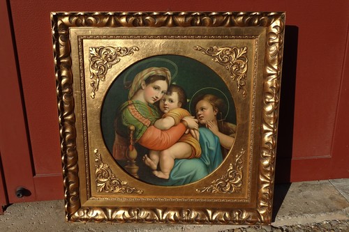 1900 prunkrahmen 60x60cm - c.1900,