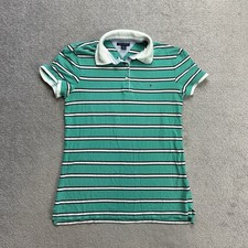 TOMMY HILFIGER Damen Polohemd Poloshirt Gr M Polo Shirt Classic Logo 10806 Grün