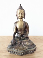 Buddha Shakyamuni Statue Bronze Messing Tibet 29 cm  2,4 Kg
