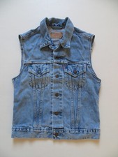 Levi's 70401 Jeans Weste Jeansweste Gr. M Oldschool SLIM FIT Vintage Denim KULT!
