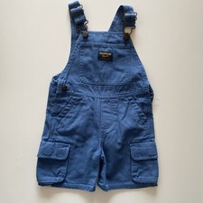 OSHKOSH B'GOSH SOMMERLICHE KURZE BAUMWOLL LATZ HOSE BLAU GR.86 CM FÜR 18 MONATE