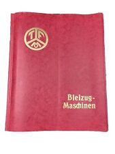 Theodor Fendt Marktoberdorf | Bleizugmaschinen Mappe | ca. 1910-20