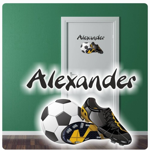 Türaufkleber fussball - türaufkleber,
