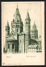 Ansichtskarte Mainz, Dom Nordost 
