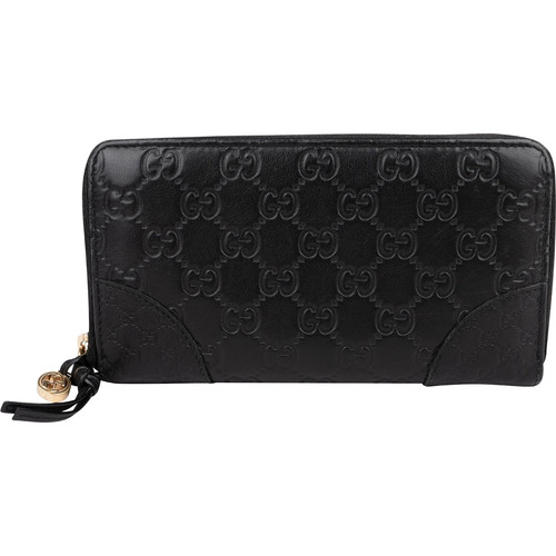 Gucci guccissima leather zip - leather,