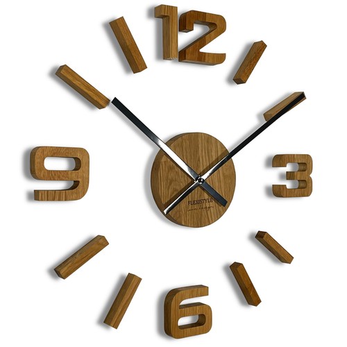 Wanduhr holz eiche diy - holz,