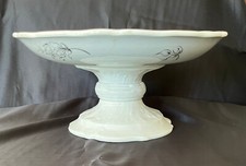 Kompottschale aus Semi-Porzellan Vintage Luneville (Frankreich)