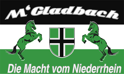 Fahne mönchengladbach die - mÖnchengladbach,