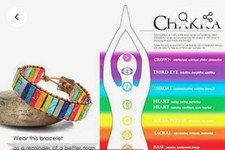 Armband Böhmisches mehrfarbiges 7- Chakra -Heilung Armband