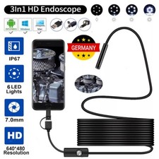 2m 5m 10m Wasserdichte HD Endoskop USB Typ-C Endoskop Inspektion für Android PC