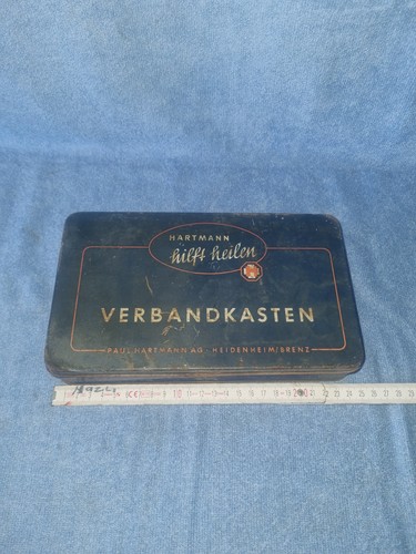 Vintage metall verbandskasten - vintage,