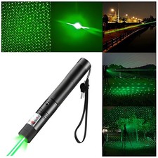 Laserpointer 532nm. ( Grün ) + Ladegerät + Akku + Aufsatz für Sternenshow