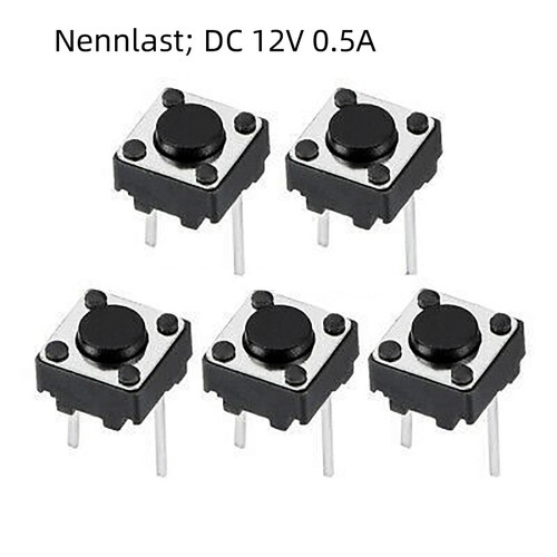 6x6x4 mm mini - 6x6x4,3, taster