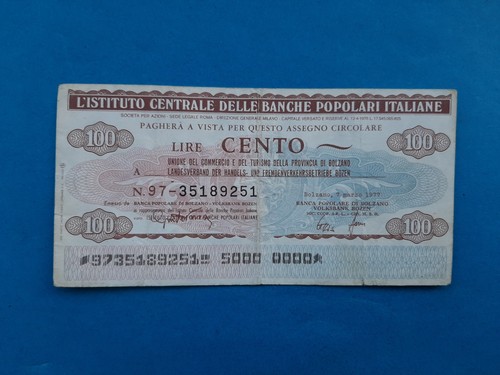 100 lire miniassegni - 1,