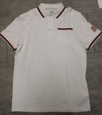 Bogner Herren Polo Shirt GREGORY O Weiß Rot Größe M Neu mit Etikett