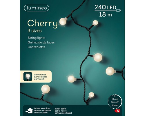 Lumineo lichterkette cherry - lichterkette,