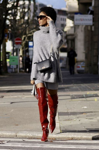 Zara viral cherry red - cherry, patent
