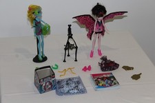 Monster High Puppe  Draculaura und Lagoona Blue  13 Wishes mit Viel Zubehör # 56