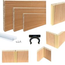 Sockelleiste Sockelblende Küchensockel Holz Leiste n. Maß  BUCHE DEKOR 19mm