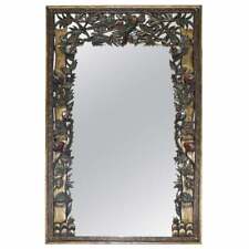 EXTREM DEKORATIVER DURCHGEHENDER PARADIESVÖGEL SPIEGEL MIT FLORALEN DETAILS