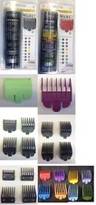 WAHL CLIPPER KAMMAUFSÄTZE 0,5 1 1,5 2 3 4 5 6 7 8 10, 12 SETS, METALL, FARBE
