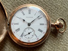 Antike Waltham Savonette Taschenuhr Ankerhemmung - 47 mm ca. 1930
