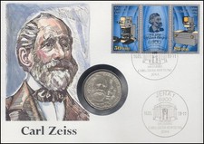 Numisbrief Carl Zeiss, 10 DM