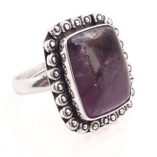 Amethyst Edelstein Versilbert