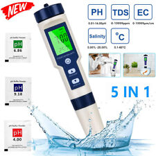 Digital PH Wert+TDS-EC Wasser Messgerät Tester Meter Aquarium Pool Prüfer PH0~14