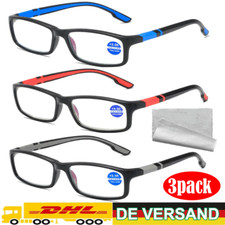 3ER SET Lesebrille Lesehilfe Sehhilfe Herren Damen EXTREM STABIL +1,0 2 bis 4,0