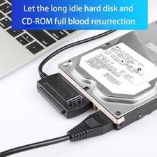 USB auf IDE + SATA Adapter für 2,5" & 3,5" HDD SSD Festplatten Festplatte